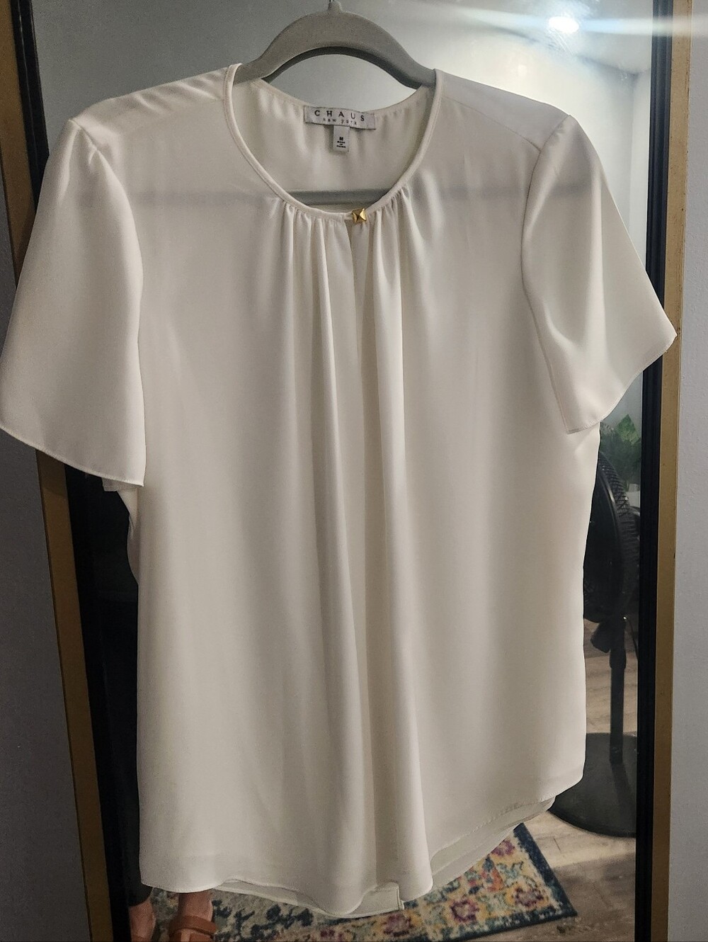 Chaus Blouse Sz Med
